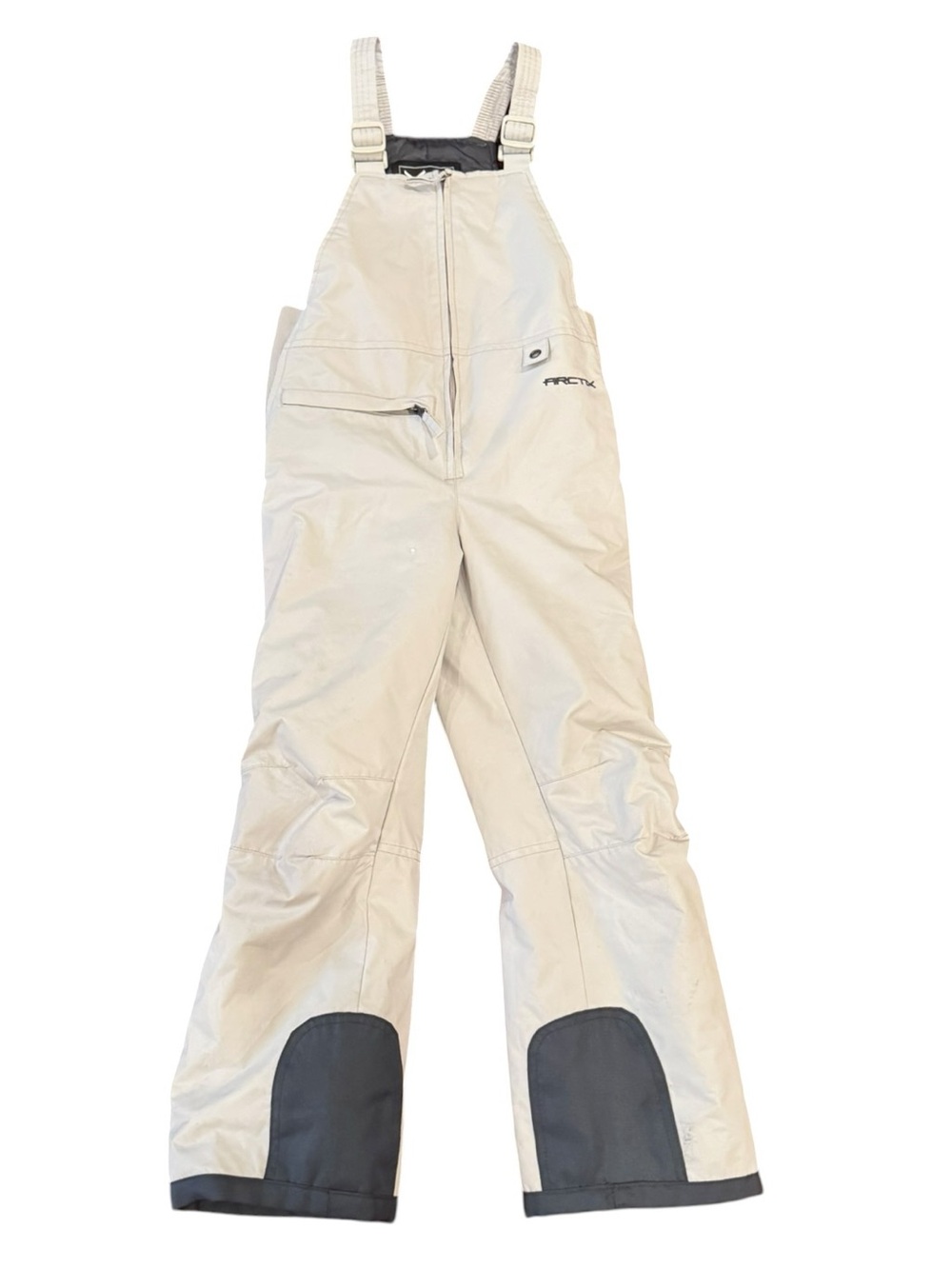 Arctix Cream and Black Kids Snow Overalls